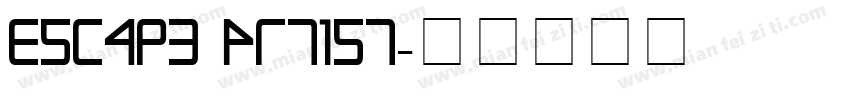 Escape Artist字体转换